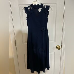 Girls Dressy Shorts/Dress Navy Blue